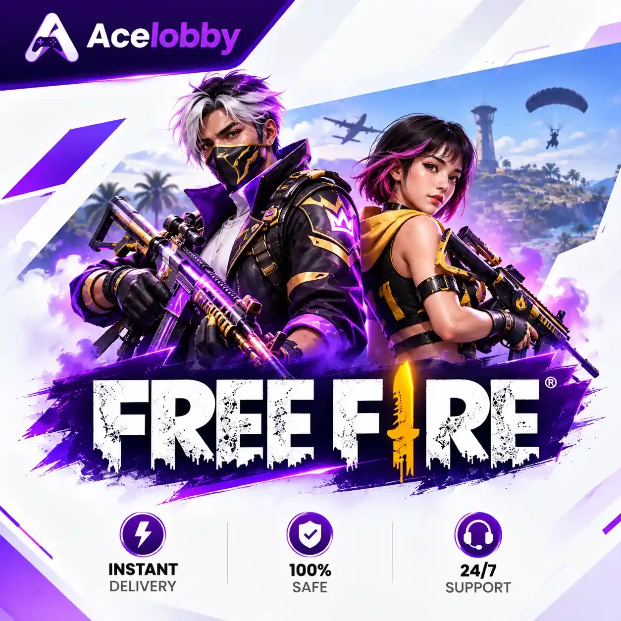 Free Fire Diamonds top-up in Pakistan