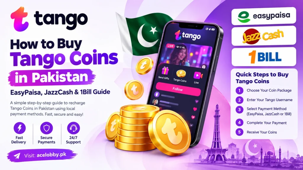 How to Buy Tango Coins in Pakistan – EasyPaisa, JazzCash & 1Bill Guide