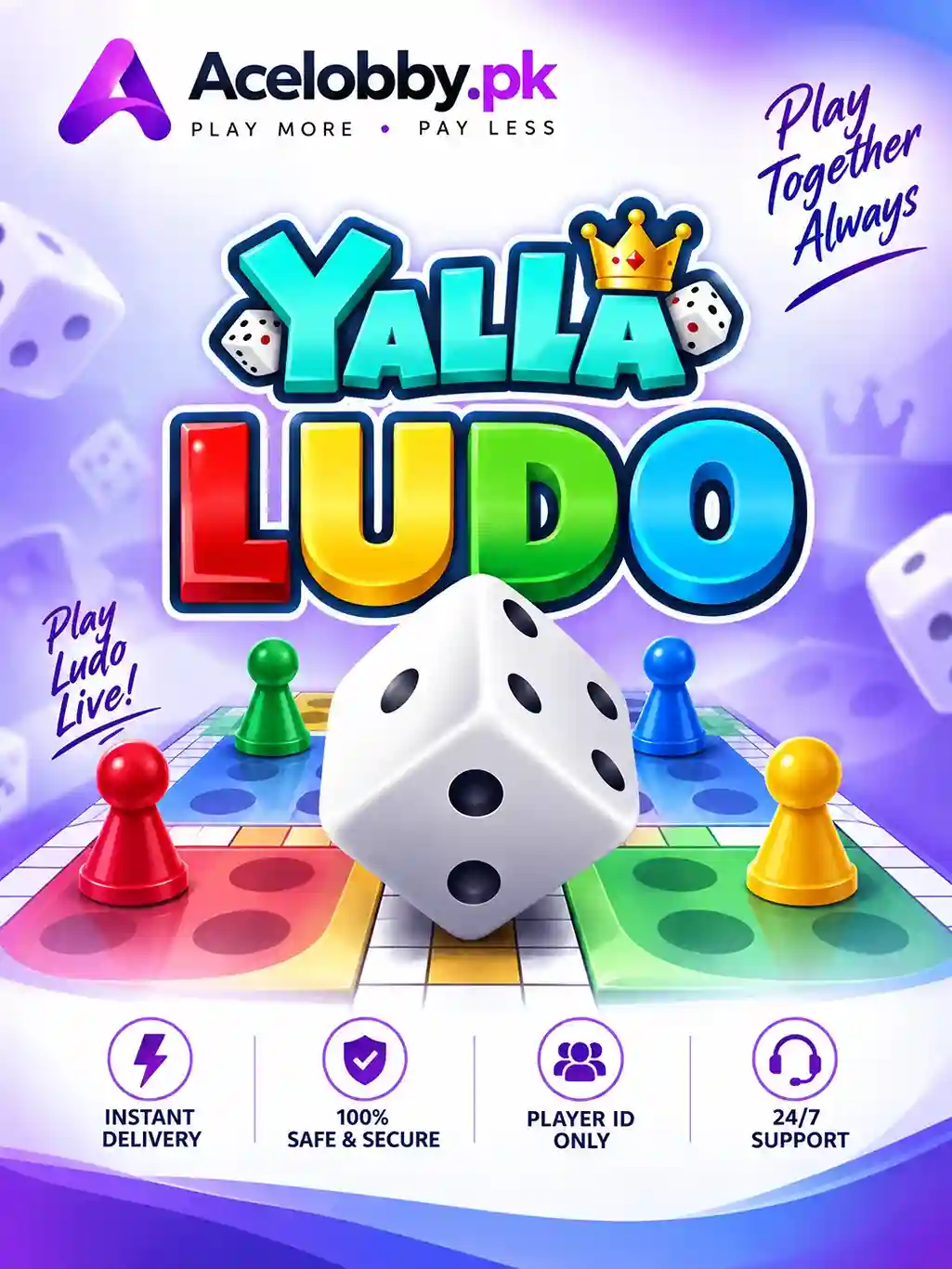 Yalla Ludo diamond purchase top-up in Pakistan — AceLobby.pk